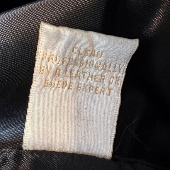 Cache Leather Pants High Rise Black Size 8 - Picture 11 of 11